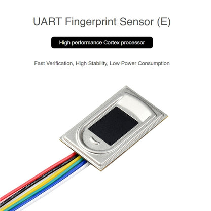 Capteur d'empreintes capacitif tout-en-un Waveshare UART rectangulaire (E), processeur Cortex