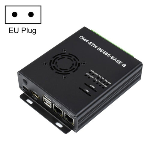 Mini-ordinateur Waveshare Dual ETH pour Raspberry Pi CM4, Gigabit Ethernet, RS4 isolé 485 canaux