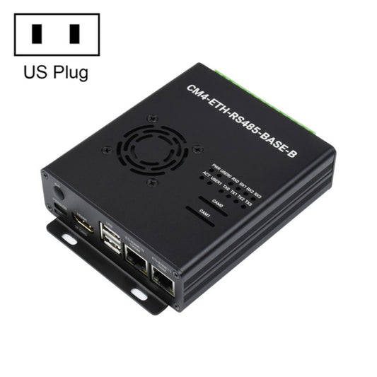 Mini-ordinateur Waveshare Dual ETH pour Raspberry Pi CM4, Gigabit Ethernet, RS4 isolé 485 canaux
