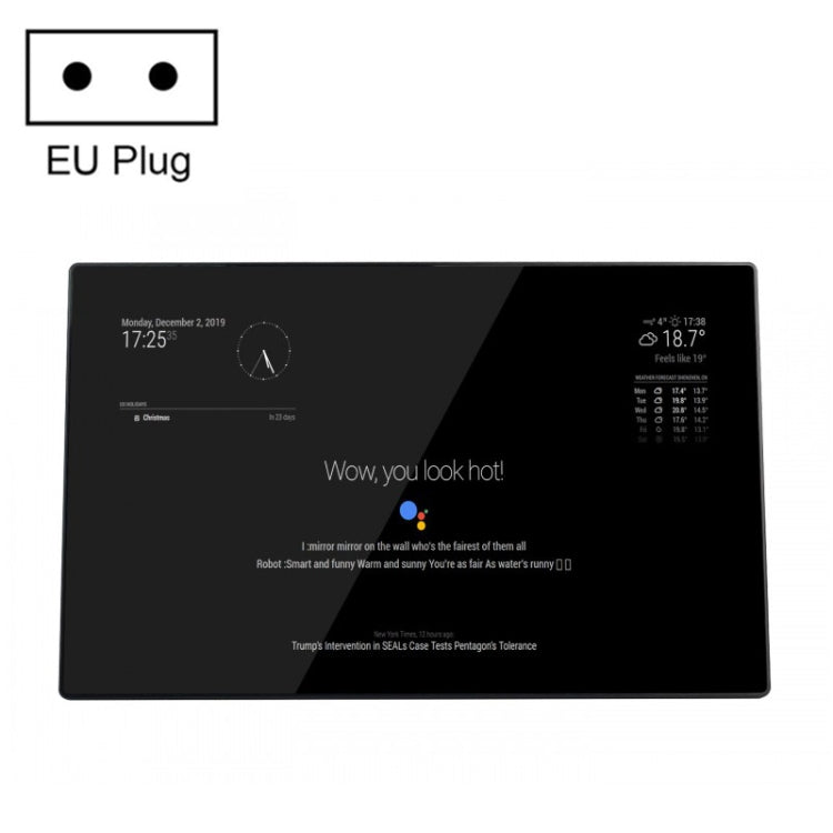 Waveshare 13,3 pouces Magic Mirror, assistant vocal, contrôle tactile