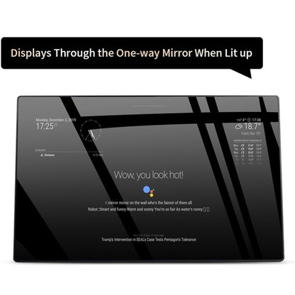 Waveshare 13,3 pouces Magic Mirror, assistant vocal, contrôle tactile