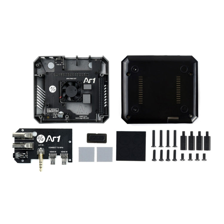 Boîtier en aluminium Waveshare Argon One pour Raspberry Pi 4, avec bouton d'alimentation sécurisé, Argon One
