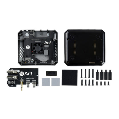 Boîtier en aluminium Waveshare Argon One pour Raspberry Pi 4, avec bouton d'alimentation sécurisé, Argon One