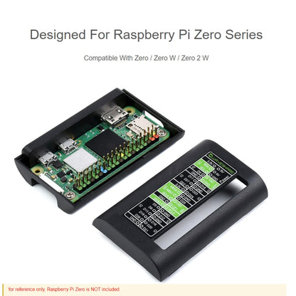 Boîtier de protection Waveshare en ABS pour Raspberry Pi Zero Series / Zero / Zero 2 W
