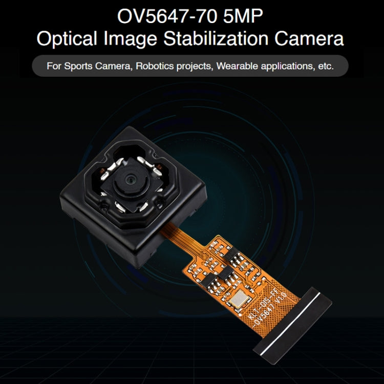 Module de caméra Waveshare 5MP OV5647 avec stabilisation optique de l'image pour Raspberry Pi