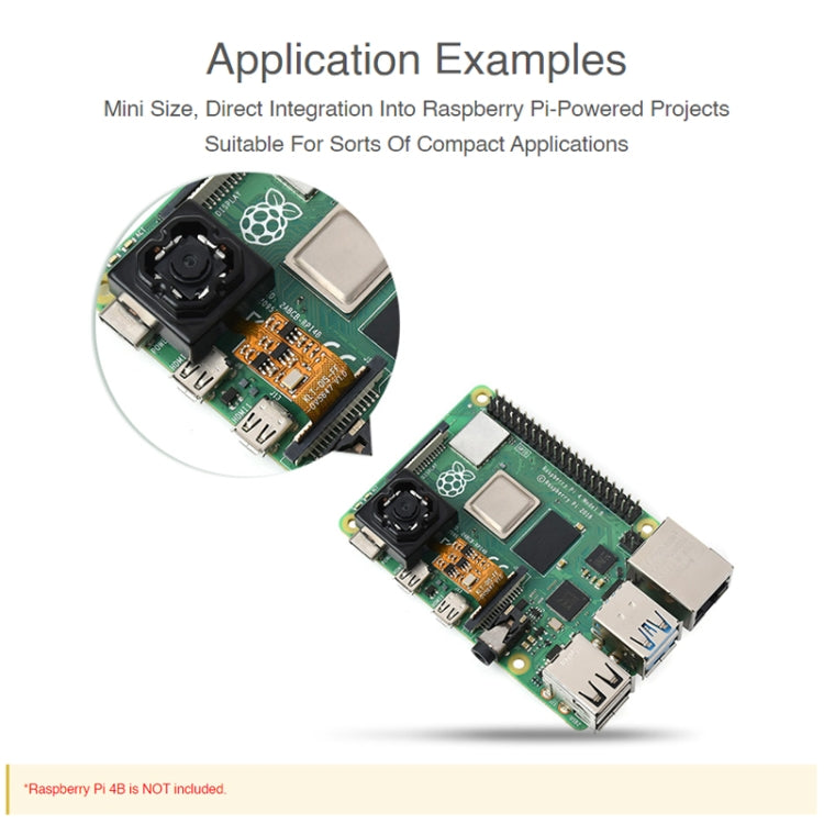 Module de caméra Waveshare 5MP OV5647 avec stabilisation optique de l'image pour Raspberry Pi
