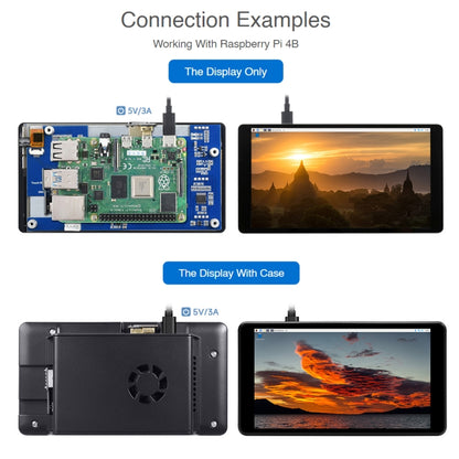 Écran LCD tactile capacitif IPS Waveshare 5,5 pouces 1440 x 2560 2K pour Raspberry Pi, interface HDMI, 5,5 pouces