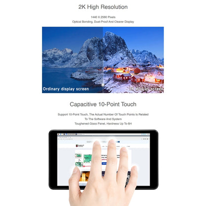 Écran LCD tactile capacitif IPS Waveshare 5,5 pouces 1440 x 2560 2K pour Raspberry Pi, interface HDMI, 5,5 pouces