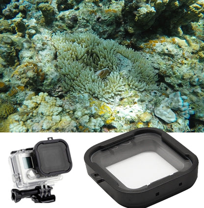 Cube Snap-on Dive Housing Lens 6 Lines Star Filter for GoPro HERO4 /3+, For GoPro HERO4 /3+ Star Filter