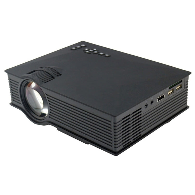UC68 1200 Lumens HD 800 x 480 Digital LED Projector with Remote Control, Support USB / SD / VGA / HDMI