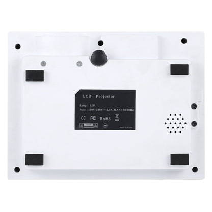 UC68 1200 Lumens HD 800 x 480 Digital LED Projector with Remote Control, Support USB / SD / VGA / HDMI
