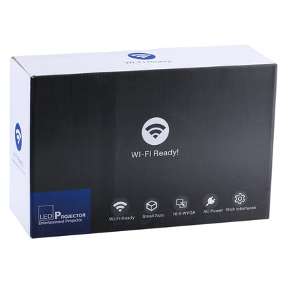 UC68 1200 Lumens HD 800 x 480 Digital LED Projector with Remote Control, Support USB / SD / VGA / HDMI