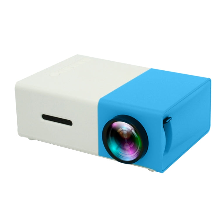 YG300 400LM Portable Mini Home Theater LED Projector with Remote Controller, Support HDMI, AV, SD, USB Interfaces