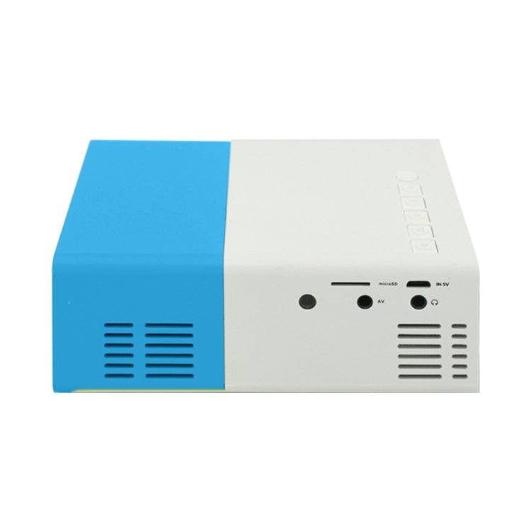 YG300 400LM Portable Mini Home Theater LED Projector with Remote Controller, Support HDMI, AV, SD, USB Interfaces