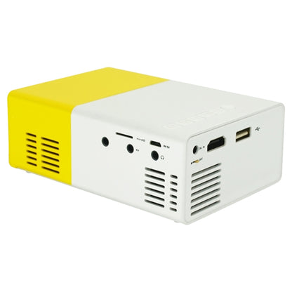 YG300 400LM Portable Mini Home Theater LED Projector with Remote Controller, Support HDMI, AV, SD, USB Interfaces, (Built-in 1300mAh Lithium battery)