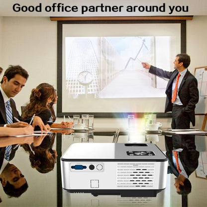 Cheerlux C9 1280x720 720P HD Smart Projector, Support HDMI x 2 / USB x 2 / VGA / AV, C9 (Black Grey), C9 (Black)