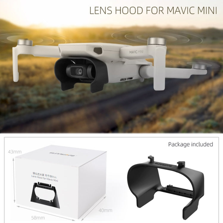 Sunnylife MM-Q9264 Camera Lens Sunshade Anti-glare Hood for DJI Mavic mini / Mini 4K / DJI Mini 2 SE, For DJI Mavic mini