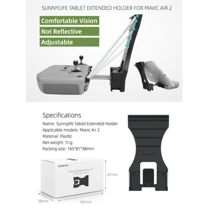 Sunnylife AIR2-Q9293 Remote Control Plate Extension Bracket for DJI Mavic Air 2