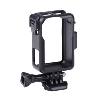 For DJI Osmo Action 3 Vertical Plastic Protective Frame Cage with Cold Shoes, For DJI Osmo Action 3