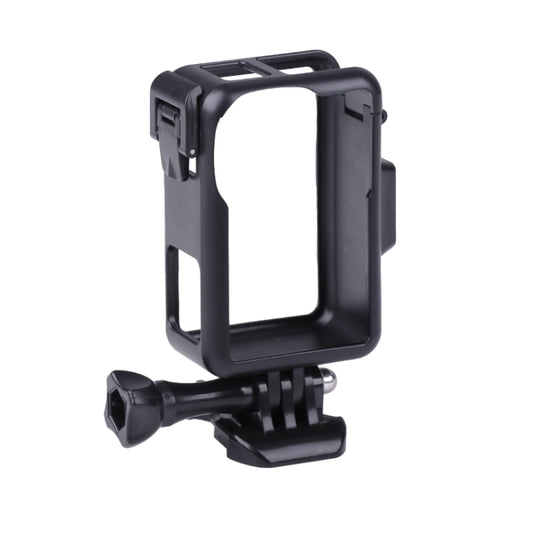 For DJI Osmo Action 3 Vertical Plastic Protective Frame Cage with Cold Shoes, For DJI Osmo Action 3