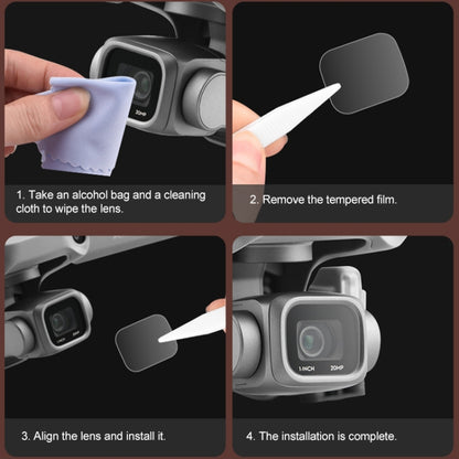 For DJI Mavic Air 2 Explosion-proof Tempered Glass Drone Lens Film, For DJI Mavic Air 2