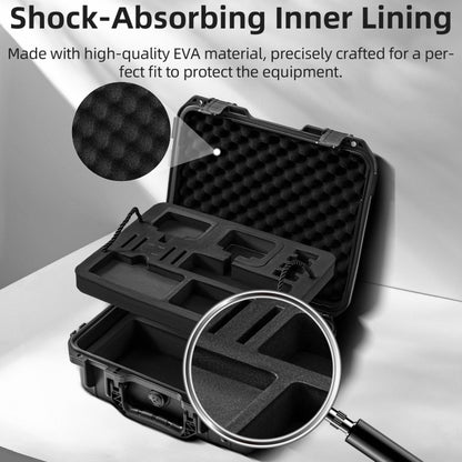 For DJI Osmo Action 5 Pro STARTRC Waterproof EVA ABS Dual-layer Suitcase Storage Box, For DJI Osmo Action 5 Pro