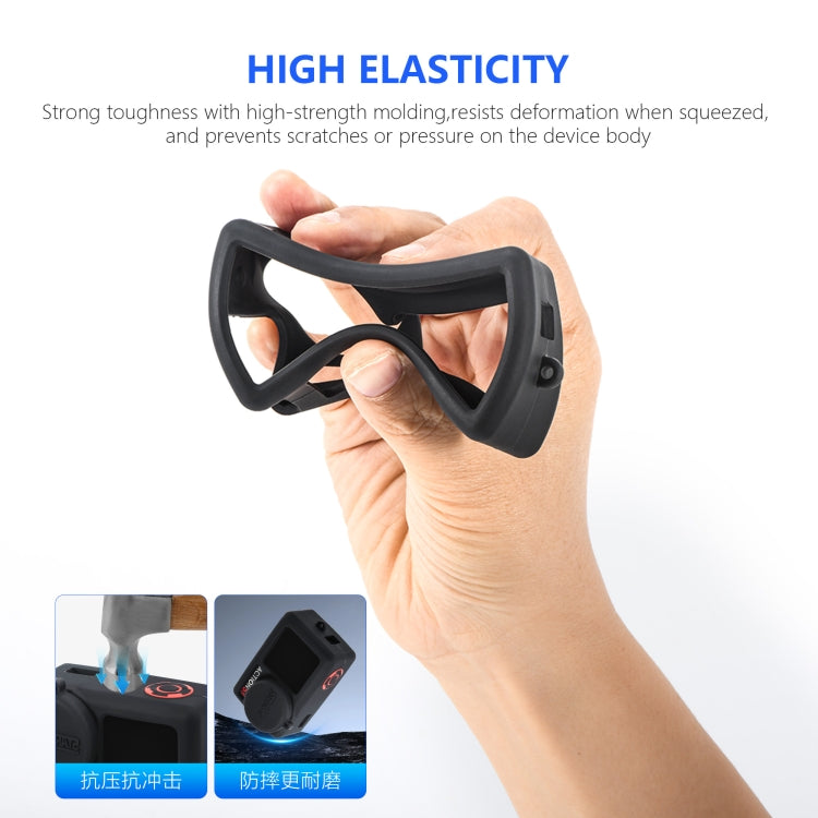 Pour l'étui de protection en silicone STARTRC avec couvercle d'objectif pour DJI Osmo Action 5 Pro