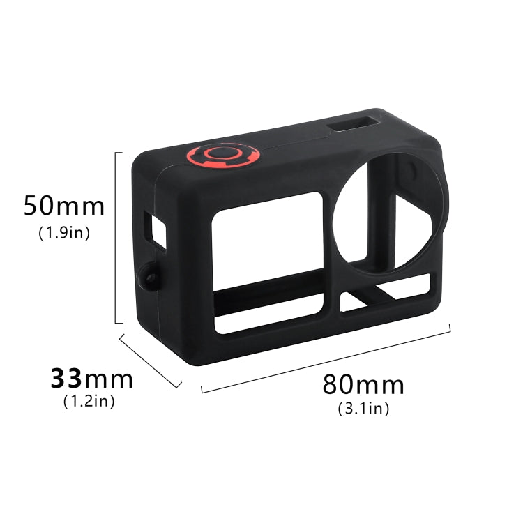 Pour l'étui de protection en silicone STARTRC avec couvercle d'objectif pour DJI Osmo Action 5 Pro