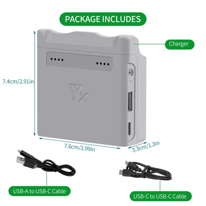 Pour chargeur de batterie DJI Neo XY 2 canaux, gestionnaire de charge de batterie, 2 canaux