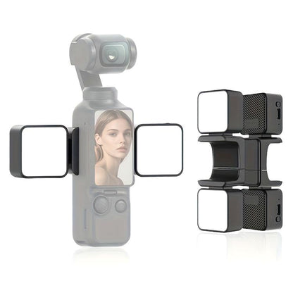 For DJI Osmo Pocket 3 Desiontal Portable Magnetic Fill Light, PM02 Dual Light, PM02 Dual Light