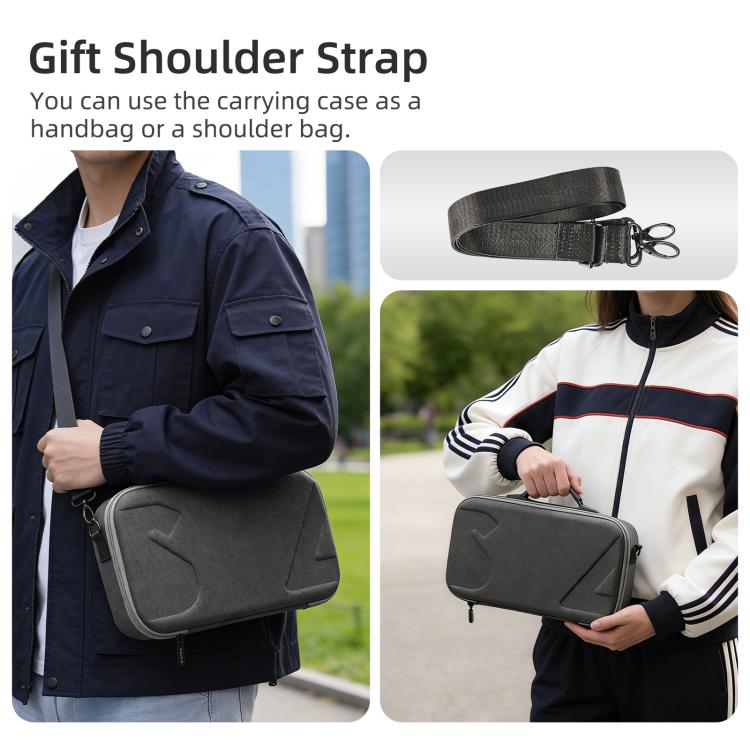 Pour DJI Neo 2 Sunnylife Étui de Transport Portable Combo Sac à Bandoulière Housse de Protection Rigide de Voyage, Combo Sac à Bandoulière