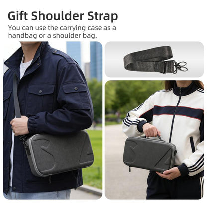 Pour DJI Neo 2 Sunnylife Étui de Transport Portable Combo Sac à Bandoulière Housse de Protection Rigide de Voyage, Combo Sac à Bandoulière