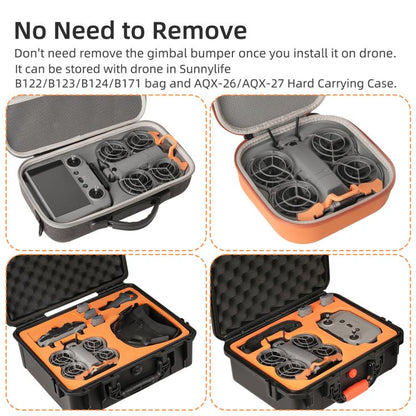 For DJI Neo 2 Sunnylife Quick-Release Gimbal Bumper Drone Lens Camera Guard Bar Protector Bump-proof Guard Bracket, For DJI Neo 2