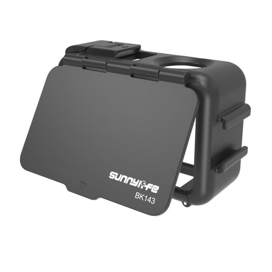 جراب حماية Sunnylife لكاميرا DJI Osmo Action 6، مع محول تثبيت الإطار وغطاء واقٍ من الشمس قابل للفصل، لكاميرا DJI Osmo Action 6