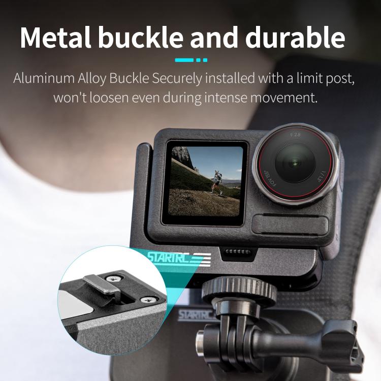 For DJI Osmo Action 5 Pro / 4 / 3 STARTRC L-shaped Magnetic Quick Release Bracket, For DJI Osmo Action 5 Pro / 4 / 3