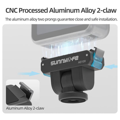 For DJI Osmo 360 Sunnylife Dual-Direction Magnetic Quick Release Adapter Mount
