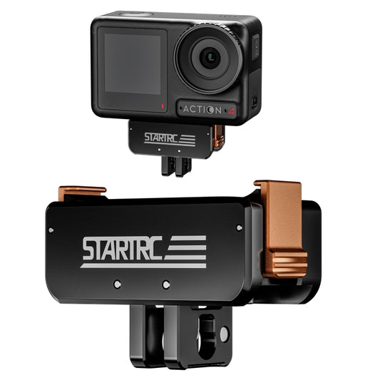 For DJI Osmo Action 4 / 3 STARTRC Metal Quick Adapter Magnetic Foldable Extension Bracket, For DJI Osmo Action 4 / 3 Metal