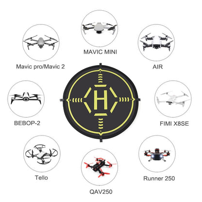 STARTRC RC Drone Quadcopter Portable Parking Apron Fast-fold Landing Parking Pad for DJI Mavic Mini / Mavic Air 2, Diameter: 56cm, Diameter: 56cm