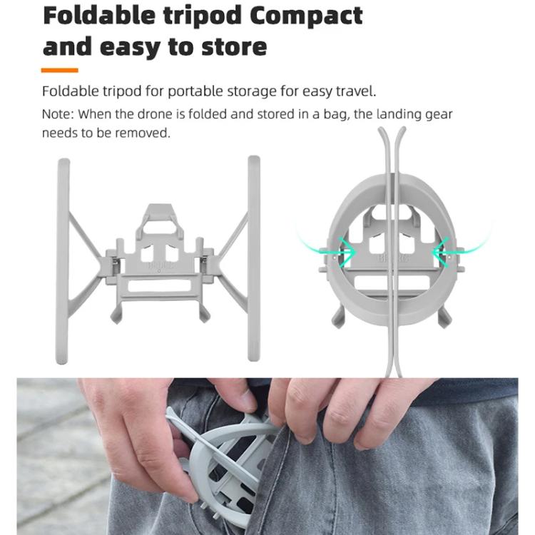 For DJI Mini 3 / 3 Pro BRDRC Folding Heightened Landing Gear Training Rack, For DJI Mini 3 / 3 Pro