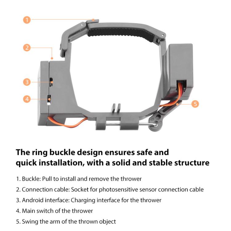 For DJI Mavic Pro Air-Dropping System Thrower Parabolic, For DJI Mavic Pro
