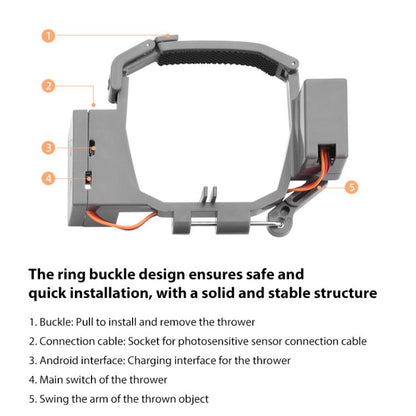 For DJI Mavic Pro Air-Dropping System Thrower Parabolic, For DJI Mavic Pro