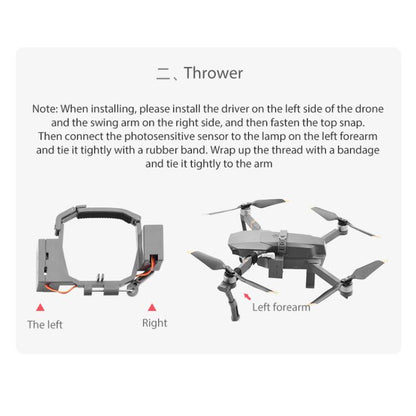 For DJI Mavic Pro Air-Dropping System Thrower Parabolic, For DJI Mavic Pro