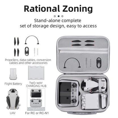 For DJI Mini 3 / 3 Pro BRDRC Shoulder Drone Remote Control Storage Carrying Bag, For DJI Mini 3 / 3 Pro