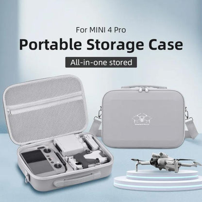 For DJI Mini 4 Pro BRDRC Shoulder Drone Remote Control Storage Carrying Bag, For DJI Mini 4 Pro