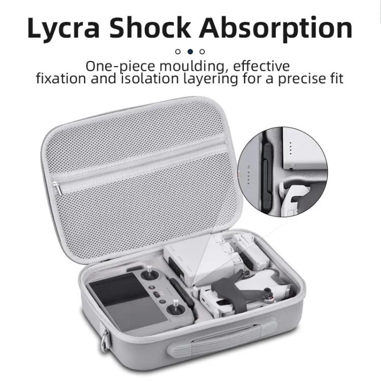 For DJI Mini 4 Pro BRDRC Shoulder Drone Remote Control Storage Carrying Bag, For DJI Mini 4 Pro