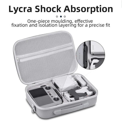 For DJI Mini 4 Pro BRDRC Shoulder Drone Remote Control Storage Carrying Bag, For DJI Mini 4 Pro