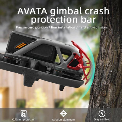 Pour DJI Avata BRDRC Gimbal Lentille Anti-collision Alliage d'aluminium Garde Pare-chocs