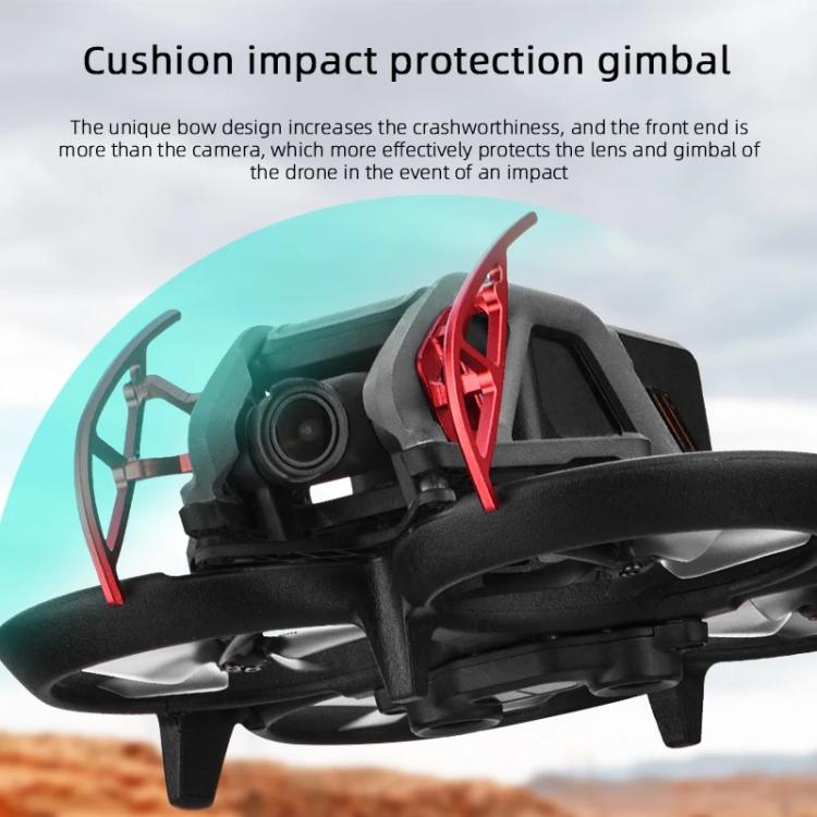 Pour DJI Avata BRDRC Gimbal Lentille Anti-collision Alliage d'aluminium Garde Pare-chocs
