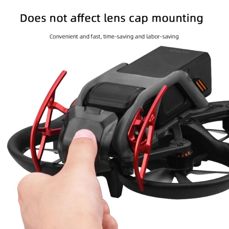 Pour DJI Avata BRDRC Gimbal Lentille Anti-collision Alliage d'aluminium Garde Pare-chocs