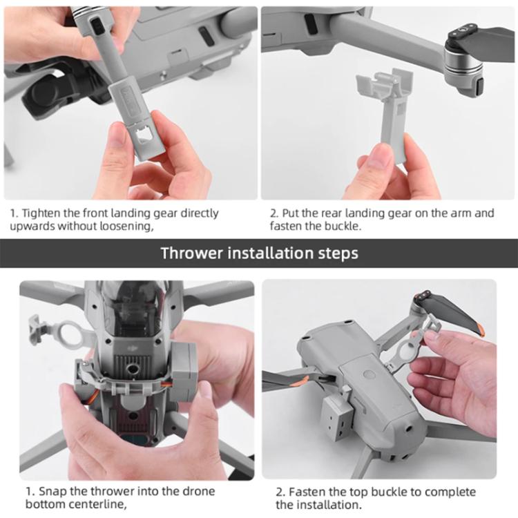 For DJI Mavic Air 2 / Air 2S Air-Dropping System Thrower Parabolic, For DJI Mavic Air 2 / Air 2S